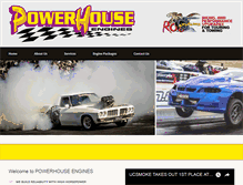 Tablet Screenshot of powerhouseengines.com.au